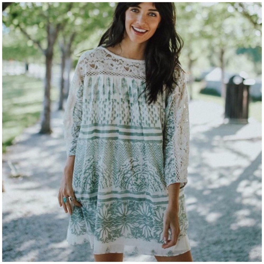 NWOT Free People Sun Daze Mini Dress